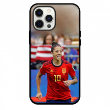 Jennifer Hermoso Phone Case For iPhone and Samsung Galaxy Devices - Jennifer Hermoso Spain Women's National Football Running Candid Poster