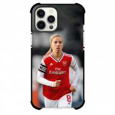 Jordan Nobbs Phone Case For iPhone and Samsung Galaxy Devices - Jordan Nobbs Arsenal F.C. Running Candid Poster
