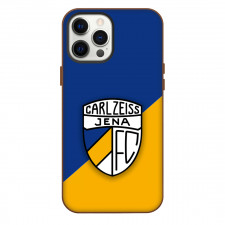 Jena Football Club Phone Case For iPhone Samsung Galaxy Pixel OnePlus Vivo Xiaomi Asus Sony Motorola Nokia - Logo In Blue And Yellow Background