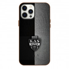 KAS Eupen Phone Case For iPhone Samsung Galaxy Pixel OnePlus Vivo Xiaomi Asus Sony Motorola Nokia - Large Logo In Black Dust Background Football Club