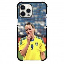 Kosovare Asllani Phone Case For iPhone and Samsung Galaxy Devices - Kosovare Asllani 9 Sweden Women's National Football Worried Face Portrait