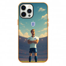 Harry Kane Phone Case For iPhone Samsung Galaxy Pixel OnePlus Vivo Xiaomi Asus Sony Motorola Nokia - Harry Kane Jersey Number 9 England National Team Standing On Stadium Anime Art Poster