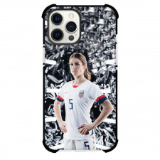 Kelley O'Hara Phone Case For iPhone and Samsung Galaxy Devices - Kelley O'Hara 5 United States Women's National Football Standing Portrait Poster