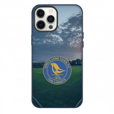 National League North King's Lynn Town Phone Case For iPhone Samsung Galaxy Pixel OnePlus Vivo Xiaomi Asus Sony Motorola Nokia - Large Logo In Field Background