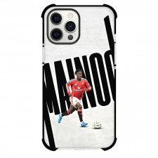 Kobbie Mainoo Phone Case For iPhone Samsung Galaxy Pixel OnePlus Vivo Xiaomi Asus Sony Motorola Nokia - Kobbie Mainoo Manchester United Dribbling On Black Word Art White Background