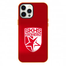 SK Hanacka Slavia Kromeriz Phone Case For iPhone Samsung Galaxy Pixel OnePlus Vivo Xiaomi Asus Sony Motorola Nokia - Logo In red Gradient Background