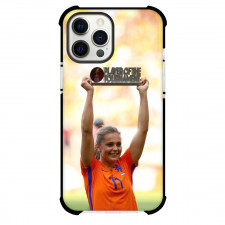 Lieke Martens Phone Case For iPhone and Samsung Galaxy Devices - Lieke Martens Netherlands Women's National Football Holding Crest Of The Player Of The Match