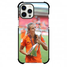 Lieke Martens Phone Case For iPhone and Samsung Galaxy Devices - Lieke Martens Netherlands Women's National Football Kissing WEURO 2017 Trophy Poster