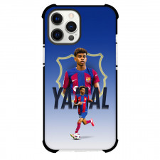 Lamine Yamal Phone Case For iPhone Samsung Galaxy Pixel OnePlus Vivo Xiaomi Asus Sony Motorola Nokia - Lamine Yamal FCB Portrait On Blue Background