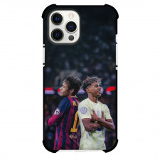 Lamine Yamal Phone Case For iPhone Samsung Galaxy Pixel OnePlus Vivo Xiaomi Asus Sony Motorola Nokia - Lamine Yamal And Neymar Standing Together Poster