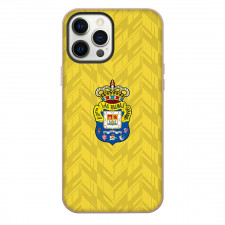 Las Palmas UD Phone Case For iPhone Samsung Galaxy Pixel OnePlus Vivo Xiaomi Asus Sony Motorola Nokia - Las Palmas UD Logo On Yellow Chevron Zigzag Pattern Poster Football Club