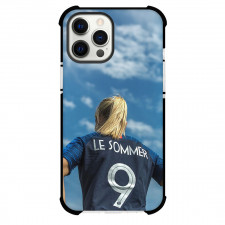 Eugenie Le Sommer Phone Case For iPhone and Samsung Galaxy Devices - Eugenie Le Sommer 9 France Women's National Football Standing Back Poster
