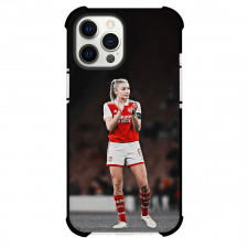 Leah Williamson Phone Case For iPhone and Samsung Galaxy Devices - Leah Williamson England Women's National Football Clapping Poster