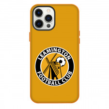 National League North Leamington Phone Case For iPhone Samsung Galaxy Pixel OnePlus Vivo Xiaomi Asus Sony Motorola Nokia - Large Logo In Orange Background
