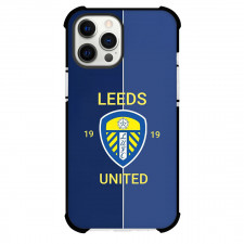 Leeds United Phone Case For iPhone Samsung Galaxy Pixel OnePlus Vivo Xiaomi Asus Sony Motorola Nokia - Leeds United 1919 Logo On Blue Background