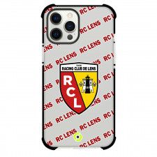 RC Lens Football Club Phone Case For iPhone and Samsung Galaxy Devices - Lens Football Club Medley Monogram Wordmark