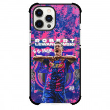 Robert Lewandowski Phone Case For iPhone and Samsung Galaxy Devices - Robert Lewandowski FC Barcelona Signature Celebration On Graphic Art