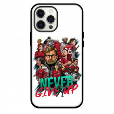 Liverpool F.C. Phone Case For iPhone and Samsung Galaxy Devices - Liverpool F.C. Never Give Up Illustration Art