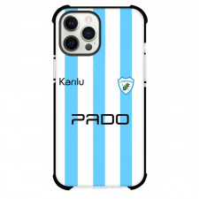 Londrina Esporte Clube Phone Case For iPhone Samsung Galaxy Pixel OnePlus Vivo Xiaomi Asus Sony Motorola Nokia - Londrina Esporte Clube Logo with Vertical Stripe Background
