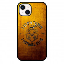 Luton Town F.C. Phone Case For iPhone Samsung Galaxy Pixel OnePlus Vivo Xiaomi Asus Sony Motorola Nokia - Luton Town F.C. Vintage Logo On Wooden Background