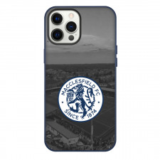 National League North Macclesfield Phone Case For iPhone Samsung Galaxy Pixel OnePlus Vivo Xiaomi Asus Sony Motorola Nokia - Large Logo In Gray Field Background