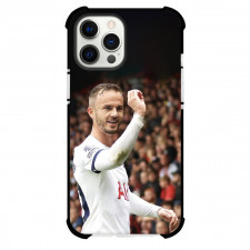 James Maddison Phone Case For iPhone and Samsung Galaxy Devices - James Maddison Tottenham Hotspur F.C Smiling Portrait Poster