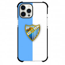 Malaga CF Phone Case For iPhone Samsung Galaxy Pixel OnePlus Vivo Xiaomi Asus Sony Motorola Nokia - Malaga CF Logo On Skyblue And White Background Football Club
