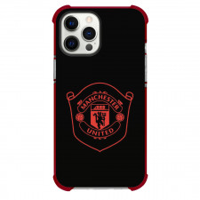 Manchester United Phone Case For iPhone and Samsung Galaxy Devices - Manchest United Black Background
