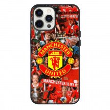 Manchester United Phone Case For iPhone and Samsung Galaxy Devices - Manchest United Collage Background