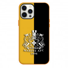 National League North Marine Association Phone Case For iPhone Samsung Galaxy Pixel OnePlus Vivo Xiaomi Asus Sony Motorola Nokia - Large Logo In Black And Yellow Background