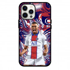 Kylian Mbappe Phone Case For iPhone and Samsung Galaxy Devices - Kylian Mbappe Paris Saint-Germain Goal Celebration Illustration On Graphic Art