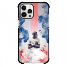 Kylian Mbappe Phone Case For iPhone and Samsung Galaxy Devices - Kylian Mbappe Paris Saint-Germain Side Portrait On Smoke