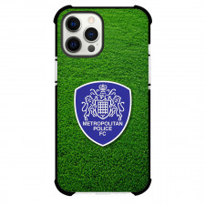 Metropolitan Police Football Club Phone Case For iPhone Samsung Galaxy Pixel OnePlus Vivo Xiaomi Asus Sony Motorola Nokia - Metropolitan Police Football Club Logo with Green Grass