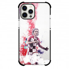Luka Modric Phone Case For iPhone and Samsung Galaxy Devices - Luka Modric World Cup 2018 Portrait On Graphics Art Background