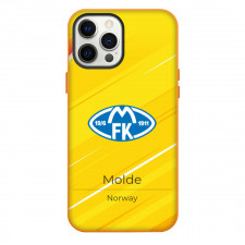 Molde FK Phone Case For iPhone Samsung Galaxy Pixel OnePlus Vivo Xiaomi Asus Sony Motorola Nokia - Logo Poster In Yellow Background