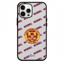 Motherwell FC Phone Case For iPhone and Samsung Galaxy Devices - Motherwell Football Club Medley Monogram Wordmark