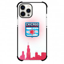 Chicago Red Stars Case For iPhone Samsung Galaxy Pixel OnePlus Vivo Xiaomi Asus Sony Motorola Nokia - Chicago Red Stars Minimalist City Background