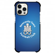 Newcastle Town Football Club Phone Case For iPhone Samsung Galaxy Pixel OnePlus Vivo Xiaomi Asus Sony Motorola Nokia - Newcastle Town Football Club Logo with Blue Effect