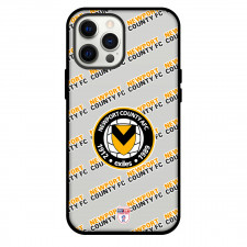 Newport County FC Phone Case For iPhone and Samsung Galaxy Devices - Newport Football Club Medley Monogram Wordmark
