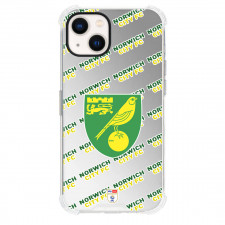 Norwich City FC Phone Case For iPhone and Samsung Galaxy Devices - Norwich Football Club Medley Monogram Wordmark
