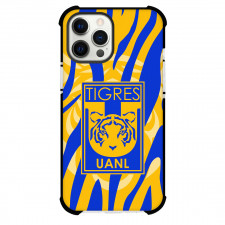 Club Tigres de la Universidad Autonoma de Nuevo Leon Phone Case For iPhone Samsung Galaxy Pixel OnePlus Vivo Xiaomi Asus Sony Motorola Nokia - Club Tigres de la Universidad Autonoma de Nuevo Leon Logo with Stripe Yellow and Blue Effect