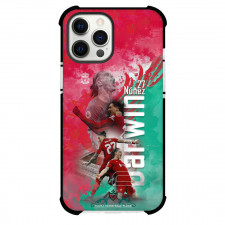 Darwin Nunez Phone Case For iPhone and Samsung Galaxy Devices - Darwin Nunez 27 Liverpool F.C Celebration You Will Never Walk Alone Poster