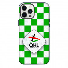 Oud Heverlee Leuven Phone Case For iPhone Samsung Galaxy Pixel OnePlus Vivo Xiaomi Asus Sony Motorola Nokia - Logo Green White Checkered Background Football Club