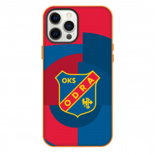 Odra Opole Phone Case For iPhone Samsung Galaxy Pixel OnePlus Vivo Xiaomi Asus Sony Motorola Nokia - Logo In Blue And Red Abstract Background