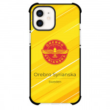 Orebro Syrianska IF Phone Case For iPhone Samsung Galaxy Pixel OnePlus Vivo Xiaomi Asus Sony Motorola Nokia - Orebro Syrianska IF Logo On Yellow Background Football Club