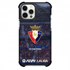 CA Osasuna Phone Case For iPhone Samsung Galaxy Pixel OnePlus Vivo Xiaomi Asus Sony Motorola Nokia - CA Osasuna Logo On Stadium Background Football Club