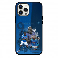 Victor Osimhen Phone Case For iPhone and Samsung Galaxy Devices - Victor Osimhen S.S.C. Napoli Celebration Poster