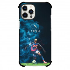 Victor Osimhen Phone Case For iPhone and Samsung Galaxy Devices - Victor Osimhen S.S.C. Napoli Dribbling Poster