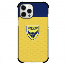 Oxford United Phone Case For iPhone Samsung Galaxy Pixel OnePlus Vivo Xiaomi Asus Sony Motorola Nokia - Oxford United Logo On Yellow Abstract Background