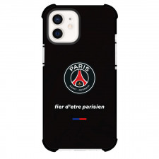 Paris Saint-Germain F.C. Phone Case For iPhone Samsung Galaxy Pixel OnePlus Vivo Xiaomi Asus Sony Motorola Nokia - Paris Saint-Germain F.C. Logo On Black Background